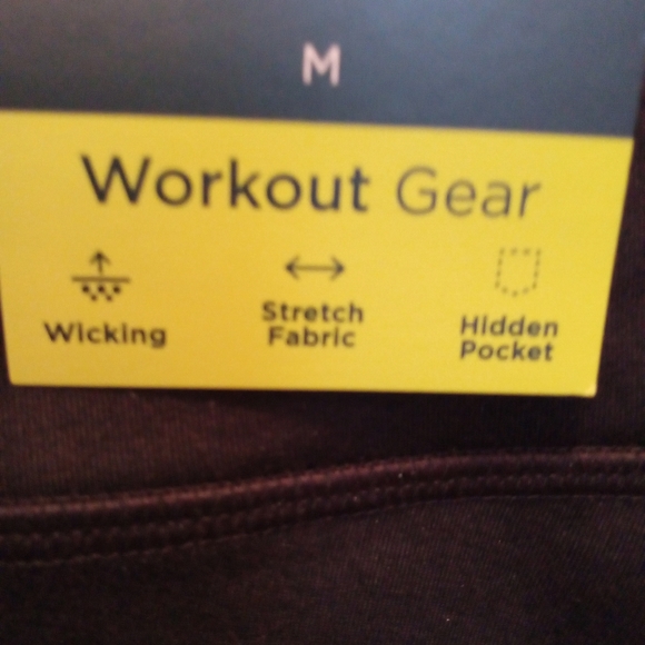 NEW.  TEK GEAR WORKOUT LEGGINGS   SIZE MEDIUM.  NWT - Picture 4 of 5